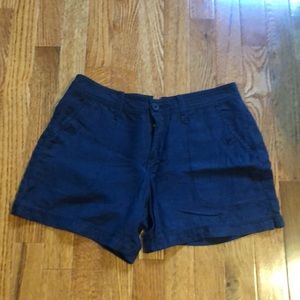🦋Calvin Klein Navy Linen Shorts